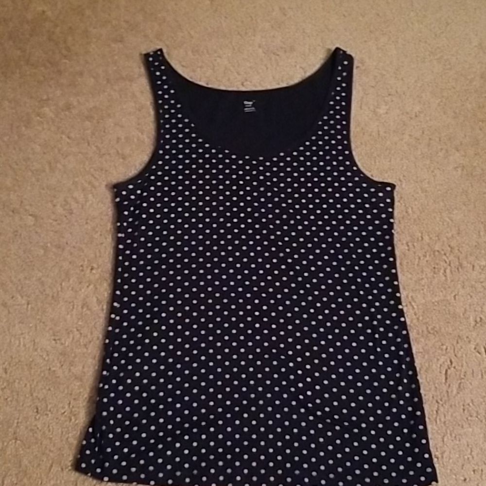 Poka dot tank top